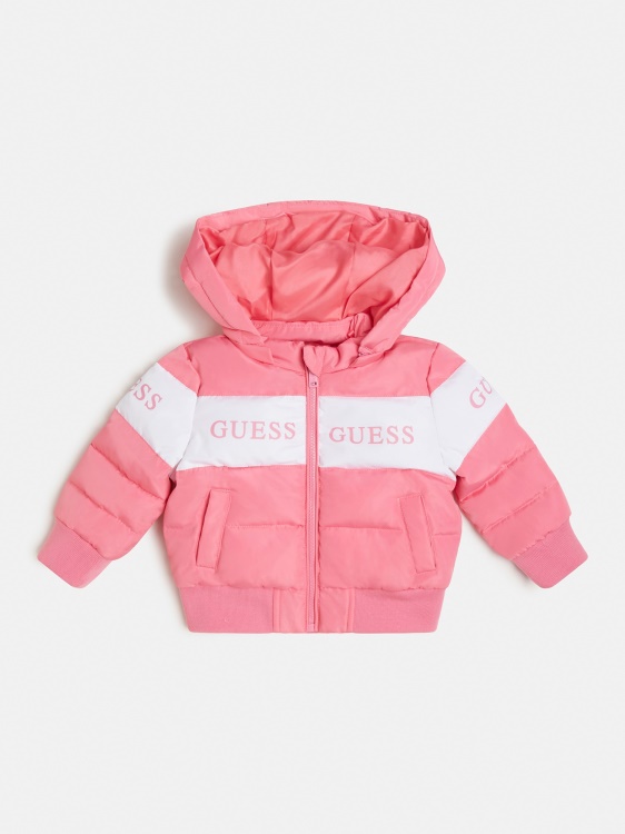 Guess розов пуф с качулка