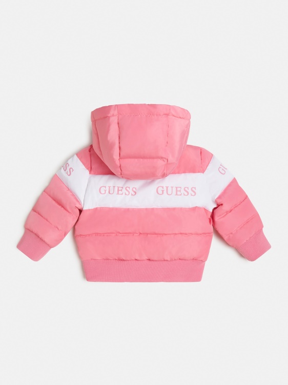 Guess розов пуф с качулка