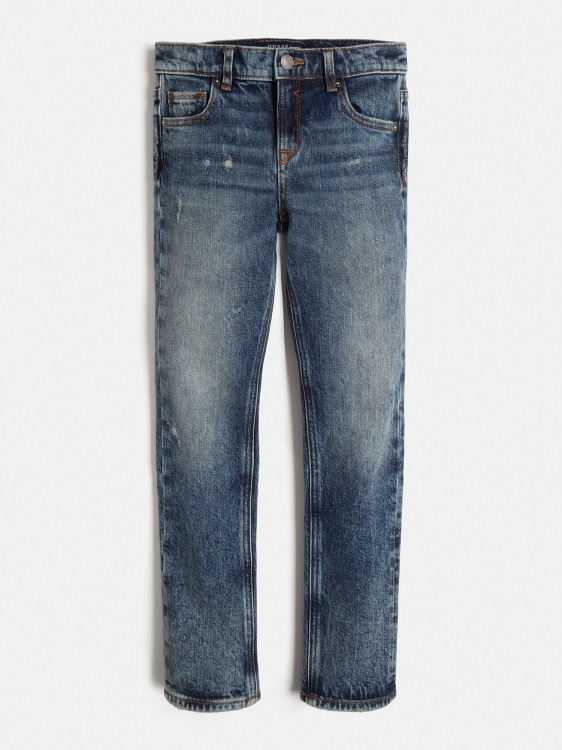 тесни дънкови панталони Guess Blue нова мода
