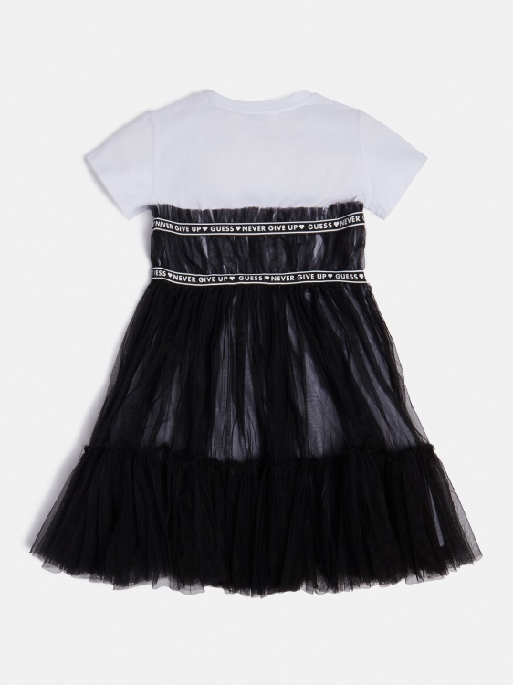 рокля с вложка от тюл Guess Black