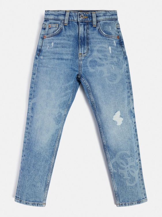 сини дънкови панталони Guess