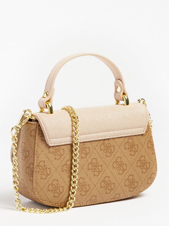 Chanta с лого 4g крем Guess Crossbody