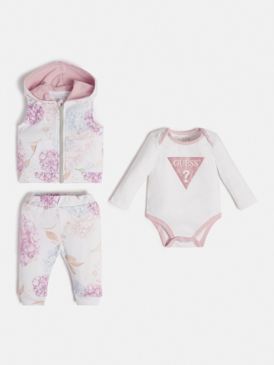 Suichar панталон и боди Guess Multi Pink