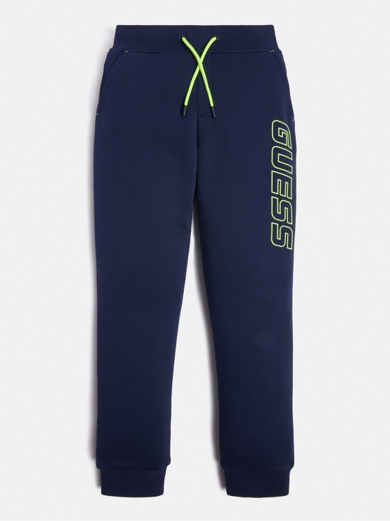 предно лого активен панталон Guess син