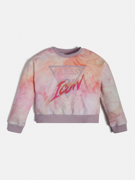 икона лого суичър Guess розово