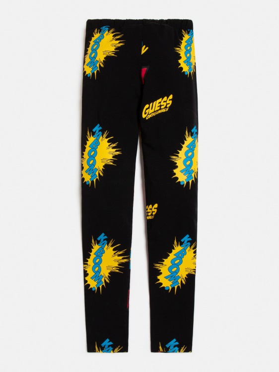 Guess клин с щампа на батман черен мулти