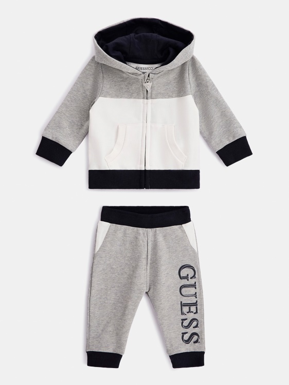 комплект суичър и панталон сив Multi Guess