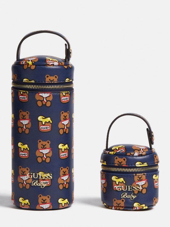 Guess комплект аксесоари за новородено син мулти