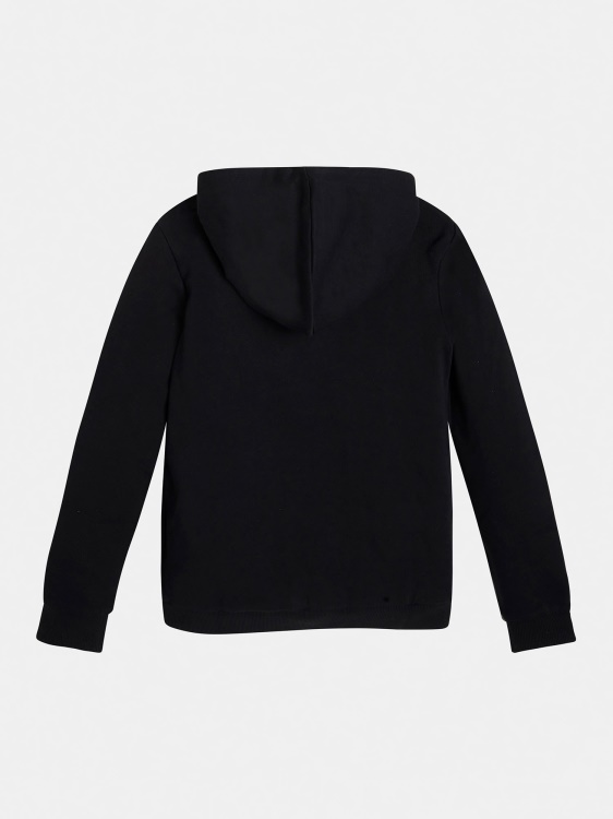 суичър с триъгълно лого Guess черен нова тенденция