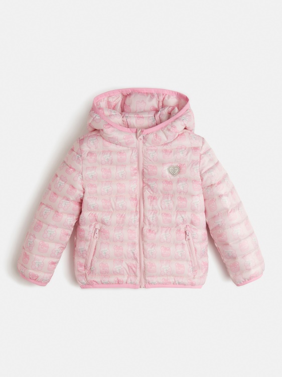 цял печат Puffer Pink Guess