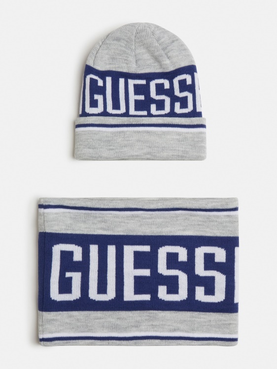 комплект шапка и šal Guess Siv