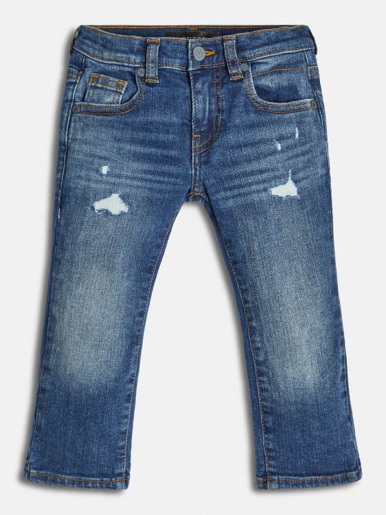 дънкови тесни панталони син Guess