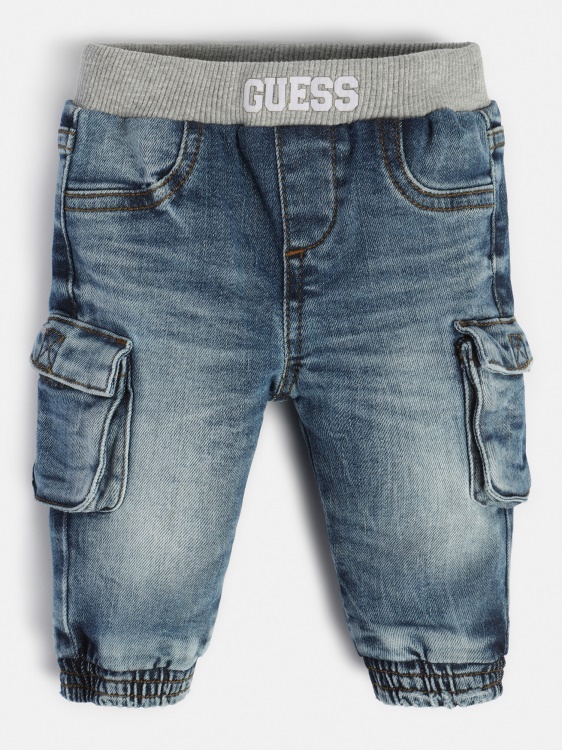 карго дънков панталон Guess Blue