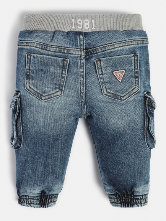 карго дънков панталон Guess Blue