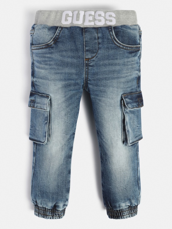 карго дънков панталон Guess Blue