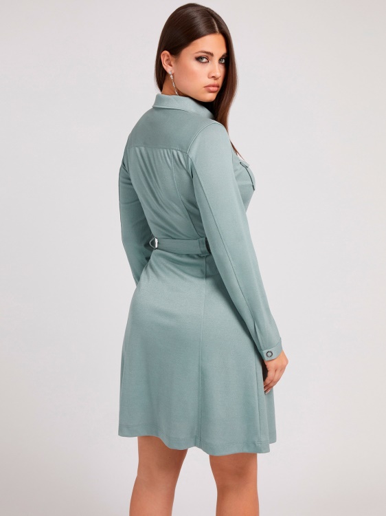 синя рокля Chemisier Guess