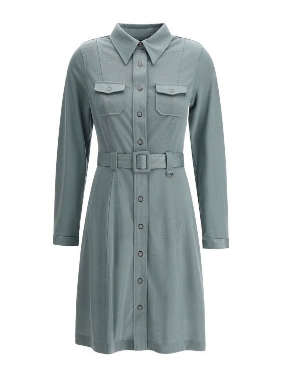 синя рокля Chemisier Guess