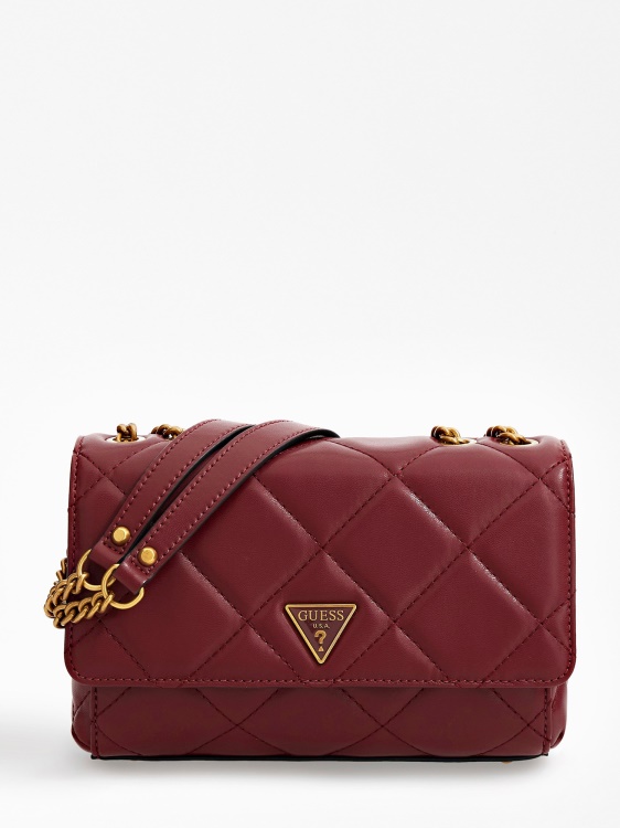 Cessily ватирани кръстосано тяло Guess червено