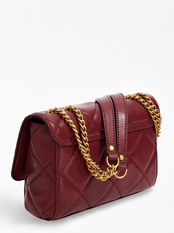 Cessily ватирани кръстосано тяло Guess червено