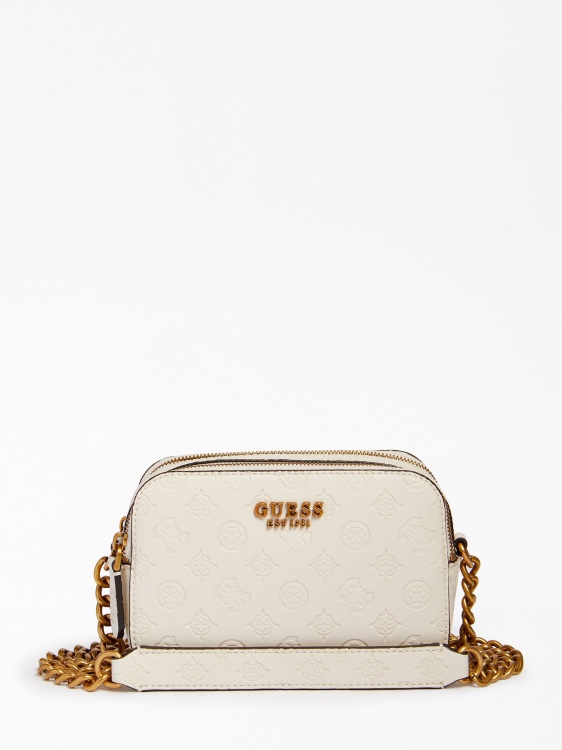 Noelle мини чанта през рамо крем Guess