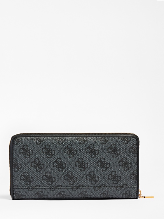 сив Izzy 4g лого макси портфейл Guess