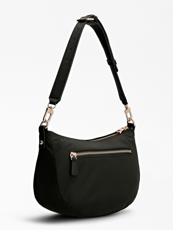 Guess Black Eco Gemma Hobo Bag подвижна дръжка