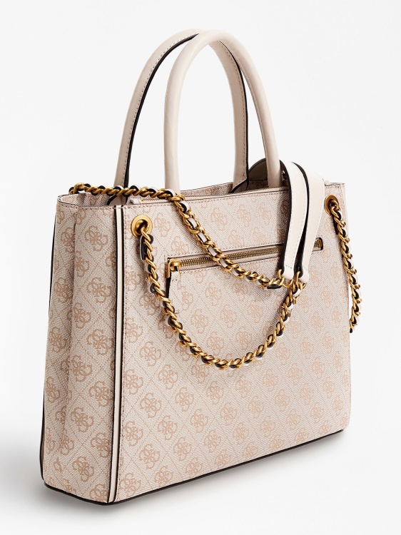 крем Izzy 4g лого макси чанта Guess