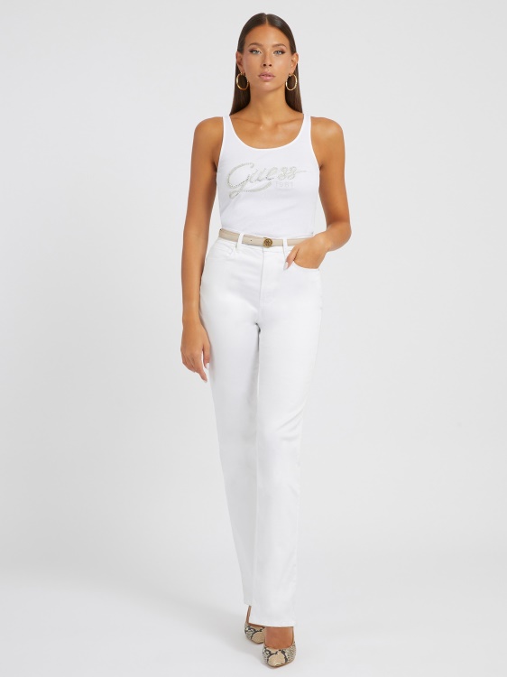 потник с лого на кристали Guess