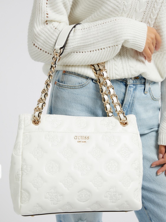 Guess Chic 4g чанта с лого на божур