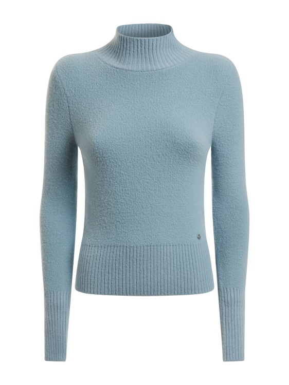 пуловер с деколте Guess Blue
