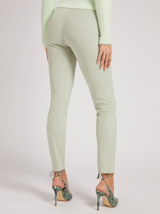 изкуствен велурен клин зелен Guess