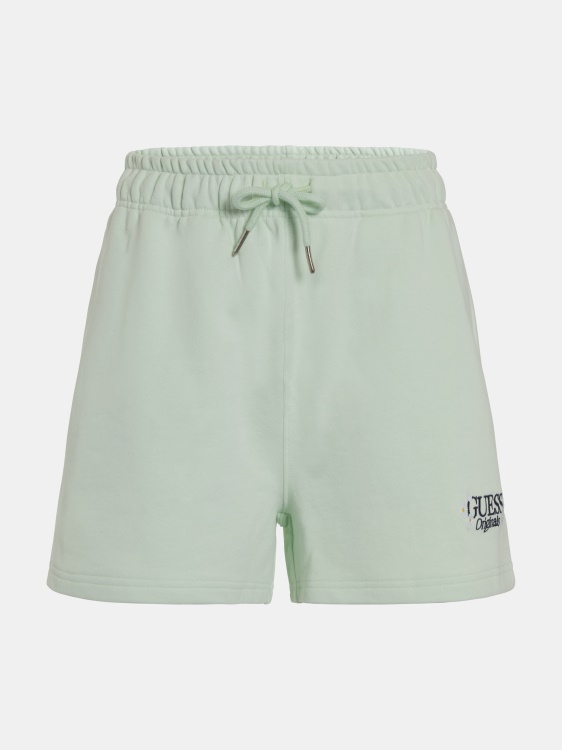 къси панталони Guess Side Logo зелени