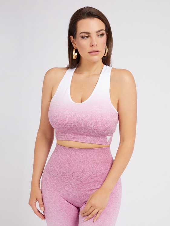 безшевен активен сутиен мулти розов Guess