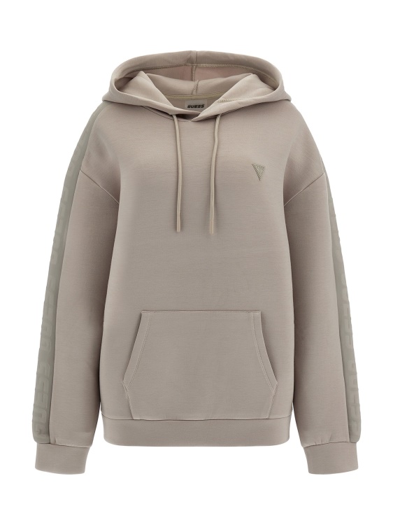 суичър с качулка Guess бежов