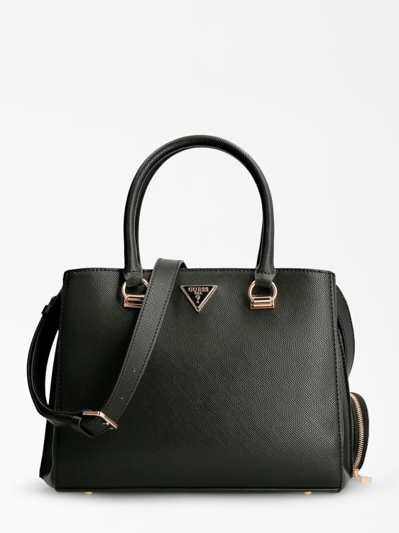 черна чанта Guess Alexie Saffiano