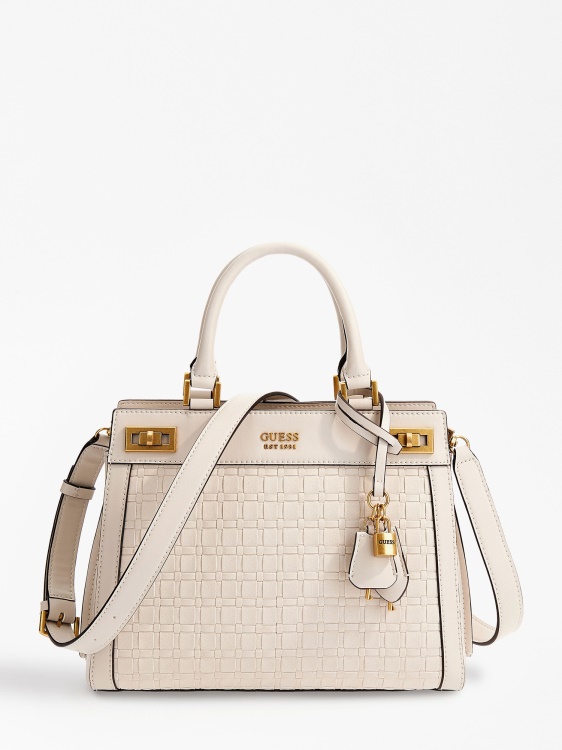 плетена дамска чанта Guess Katey