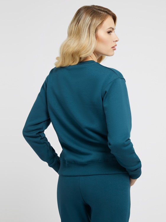 суичър с предно лого Guess Blue нова тенденция