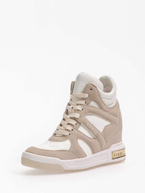 бели кецове Guess Wedge Lisa