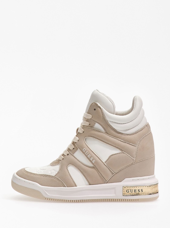 бели кецове Guess Wedge Lisa