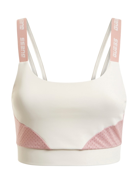 бял активен сутиен от микрофибър Guess
