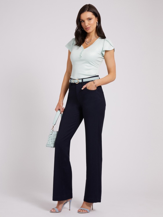 Palazzo Fit деним панталон син Guess