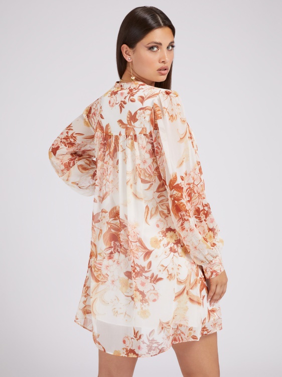 Guess All Over Print Dress Floral Fantasy