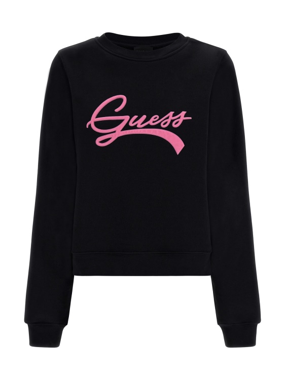 черен суичър с лого отпред Guess New Trend