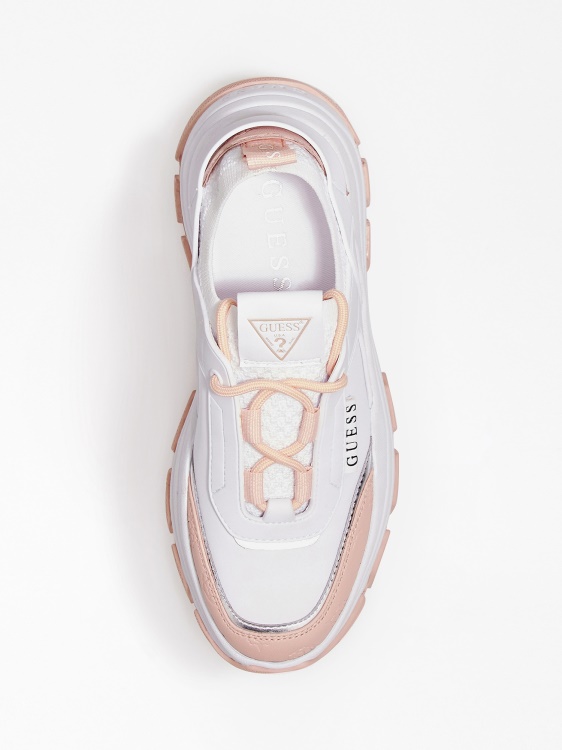 маратонки за бягане Braydin Logo White Guess