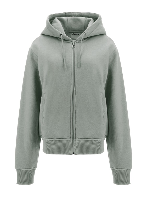 суичър с лого на гърба зелен Guess