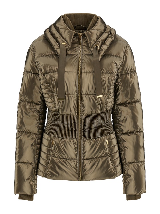 Guess Marciano Puffer с метален ефект кафяво