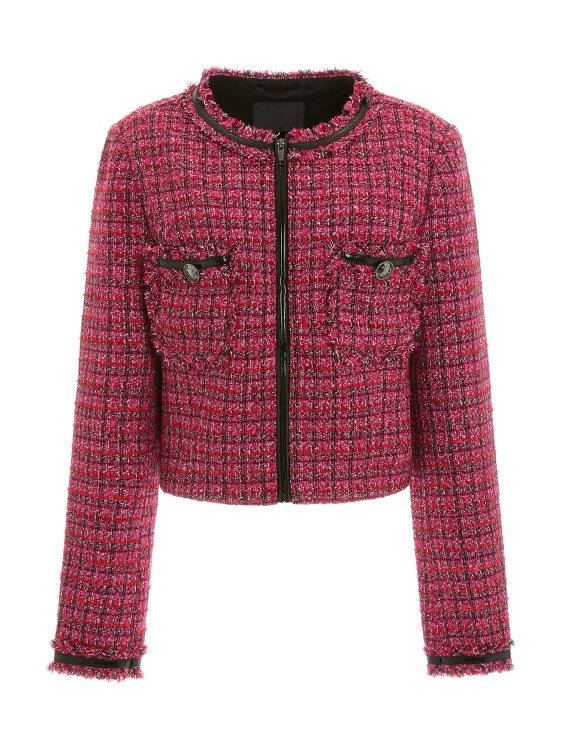 сако от туид Guess червено