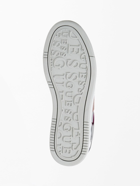 Guess сребърни маратонки Bianqa Foiled