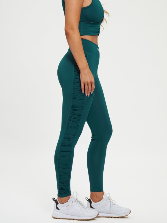 драпирани детайли клин Guess Blue