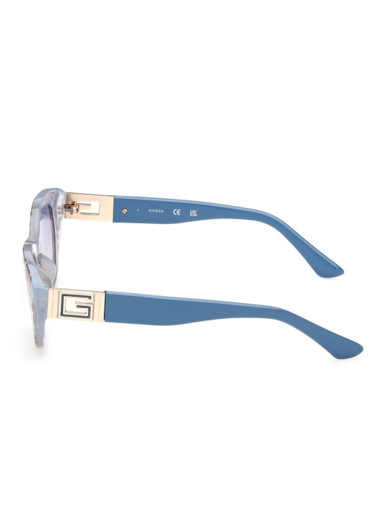 сини овални слънчеви очила модел Guess